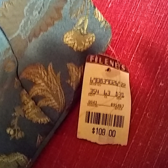 Mood's Vintage Silk Brocade Dress Filenes - Picture 7 of 8